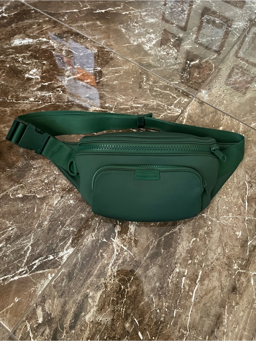 Dagne Dover Forest Green Belt Bag - Picture 2 of 7